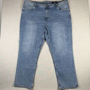 The Perfect Jean Jeans Mens 44x32 Blue Thick Thicc TPJ Stretch Light Wash NWT